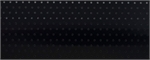 DEC50200 | Zwart geperforeerd