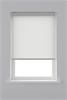 Afbeelding van Standaard maat rolgordijn Ribbel wit Semi-transparant