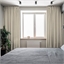 Afbeeldingen van Overgordijnen op maat Linnenlook Off White - Volosity