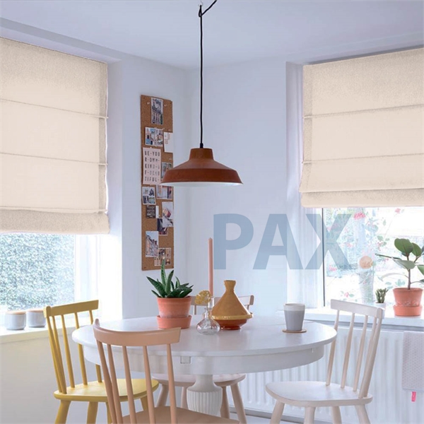 Afbeelding van Vouwgordijn velours op maat Beige - Naples