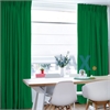 Afbeelding van Dim-out satijn look gordijnen op maat Uni kleur Zuiver groen - Phoenix