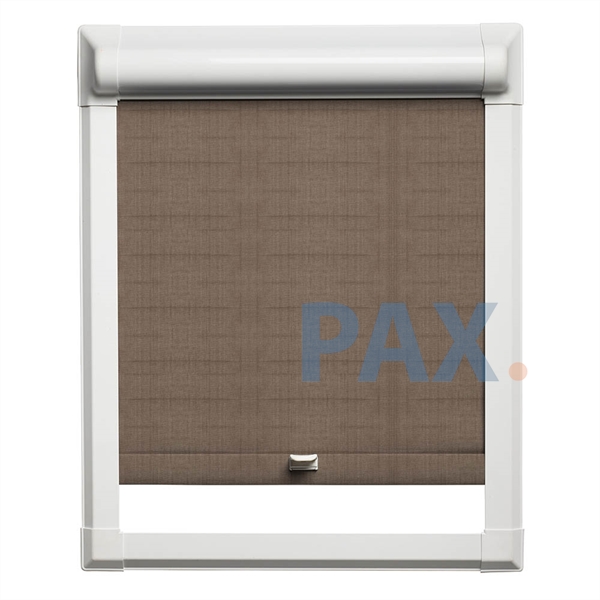 Afbeelding van Rolgordijn Perfect-fit lichtdoorlatende stof - Bruin / Beige