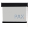 Afbeelding van Luxe rolgordijn cassette vierkant - Wit glans met ribbel Semi transparant