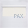 Afbeelding van Luxe rolgordijn cassette vierkant - Wit beige Semi transparant