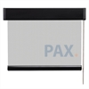 Afbeelding van Luxe rolgordijn cassette vierkant - Zilver wit Semi transparant