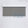 Afbeelding van Luxe rolgordijn cassette vierkant - Donker grijs gemeleerd Semi transparant