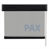 Afbeelding van Luxe rolgordijn cassette vierkant - Zilver grijs Semi transparant