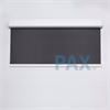 Afbeelding van Luxe rolgordijn cassette vierkant - Antraciet grijs Semi transparant