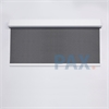 Afbeelding van Luxe rolgordijn cassette vierkant - Grijs donker Semi transparant