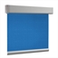 Afbeeldingen van Luxe rolgordijn cassette vierkant - Donkerblauw 70's look Semi transparant