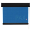 Afbeelding van Luxe rolgordijn cassette vierkant - Donkerblauw 70's look Semi transparant