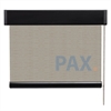 Afbeelding van Luxe rolgordijn cassette vierkant - Zand gemeleerd Semi transparant