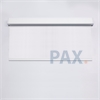 Afbeelding van Luxe rolgordijn cassette vierkant - Wit parel Semi transparant