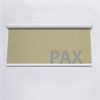 Afbeelding van Rolgordijn met luxe cassette rond - Canvas beige Semi transparant