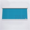 Afbeelding van Rolgordijn met luxe cassette rond - Turqoise/Azuur blauw Semi transparant