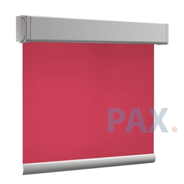Afbeeldingen van Rolgordijn op maat XL Cassette vierkant - Roze rood Verduisterend