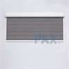 Afbeelding van Rolgordijn XL luxe cassette vierkant - Grijsbruin gemeleerd Semi transparant