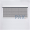 Afbeelding van Rolgordijn XL luxe cassette vierkant - Warmgrijs gemeleerd Semi transparant