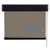 Afbeelding van Rolgordijn XL luxe cassette vierkant - Bruin tweed Semi transparant