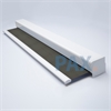 Afbeelding van Rolgordijn XL luxe cassette vierkant - Modieus bruin Semi transparant