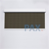 Afbeelding van Rolgordijn XL luxe cassette vierkant - Gemeleerd bruin geweven Semi transparant