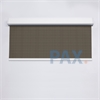 Afbeelding van Rolgordijn XL luxe cassette vierkant - Ouderwets bruin Semi transparant
