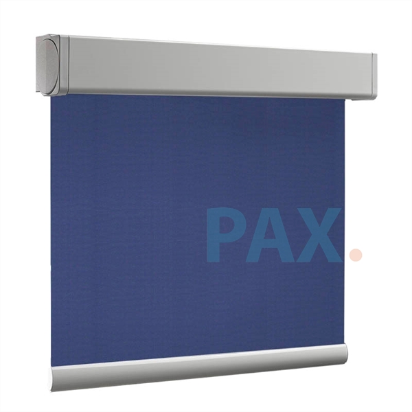 Afbeelding van Rolgordijn XL luxe cassette vierkant - Paarsblauw Semi transparant