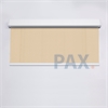 Afbeelding van Rolgordijn XL luxe cassette vierkant - Creme donkerbeige Semi transparant