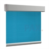 Afbeelding van Rolgordijn XL luxe cassette vierkant - Turqoise/Azuur blauw Semi transparant