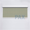 Afbeelding van Rolgordijn brede ramen Cassette vierkant - Glans bruingrijs met streep Transparant