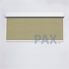 Afbeelding van Rolgordijn brede ramen Cassette vierkant - Glans goud beige met streep Transparant