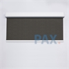 Afbeelding van Rolgordijn brede ramen Cassette vierkant - Luxe donkerbruin  gemeleerd Transparant