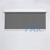 Afbeelding van Rolgordijn brede ramen Cassette vierkant - Luxe donkergrijs  gemeleerd Transparant