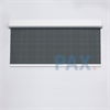Afbeelding van Rolgordijn brede ramen Cassette vierkant - Luxe zwart wit Transparant