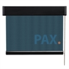 Afbeelding van Rolgordijn brede ramen Cassette vierkant - Luxe zeeblauw Transparant