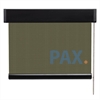 Afbeelding van Rolgordijn brede ramen Cassette vierkant - Luxe olijfgroen Transparant