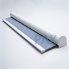 Afbeelding van Rolgordijn met luxe cassette rond - Licht blauw macaron Semi transparant