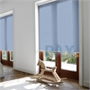 Afbeelding van Rolgordijn met luxe cassette rond - Licht blauw macaron Semi transparant