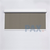 Afbeelding van Rolgordijn XL luxe cassette vierkant - Antraciet Grijsbruin Semi transparant