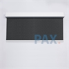 Afbeelding van Rolgordijn XL luxe cassette vierkant - Zwart vintage Semi transparant