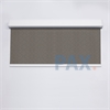 Afbeelding van Rolgordijn brede ramen Cassette vierkant - Luxe bruin  gemeleerd Transparant