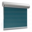 Afbeeldingen van Rolgordijn op maat XL cassette rond - Donkerturquoise Verduisterend