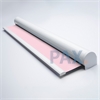 Afbeelding van Rolgordijn op maat XL cassette rond - Roze licht macaron Verduisterend