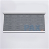 Afbeelding van Rolgordijn XL luxe cassette rond - Blauwgrijs  gemeleerd Semi transparant