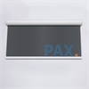 Afbeelding van Rolgordijn XL luxe cassette rond - Strak antraciet Semi transparant