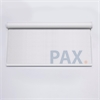Afbeelding van Rolgordijn XL luxe cassette rond - Wit parel Semi transparant