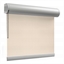 Afbeeldingen van Rolgordijn XL luxe cassette rond - Beige parel Semi transparant