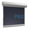 Afbeelding van Rolgordijn XL luxe cassette rond - Donker blauw asfalt Semi transparant