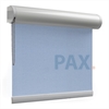Afbeelding van Rolgordijn XL luxe cassette rond - Licht blauw macaron Semi transparant