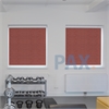 Afbeelding van Rolgordijn brede ramen Cassette rond - Glans rood Transparant